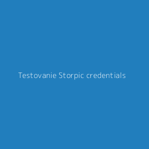 Testovanie Storpic credentials